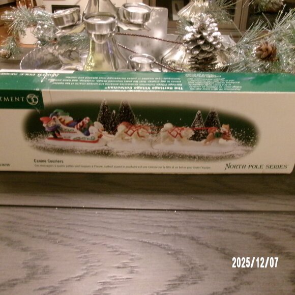 Dept Department 56 North Pole Series Canine Couriers Christmas Dog Sled 56706 - Picture 2 of 9